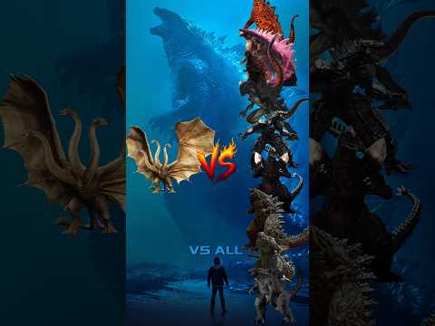 King Ghidorha vs Godzilla all forms