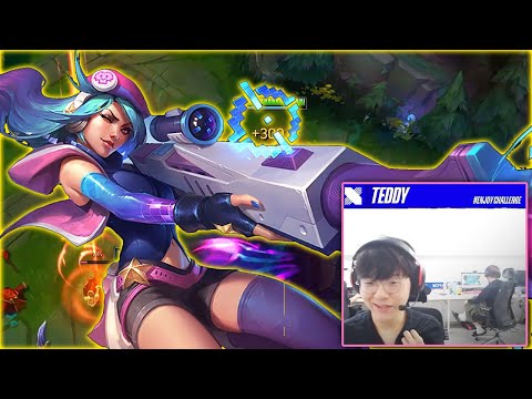 Proview DRX Teddy Caitlyn Destroy Ezreal Adc KR Challenger