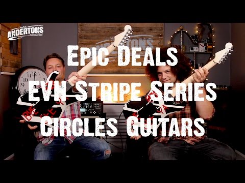 Epic Deals - EVH Stripe Series Circles Guitars - BEAT THAT!!