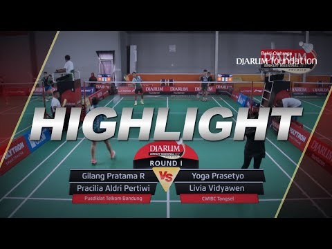 Gilang Pratama/Pracilia A(Pusdiklat Telkom Bandung) VS Yoga Prasetyo/Livia Vidyawen (CWIBC Tangsel)