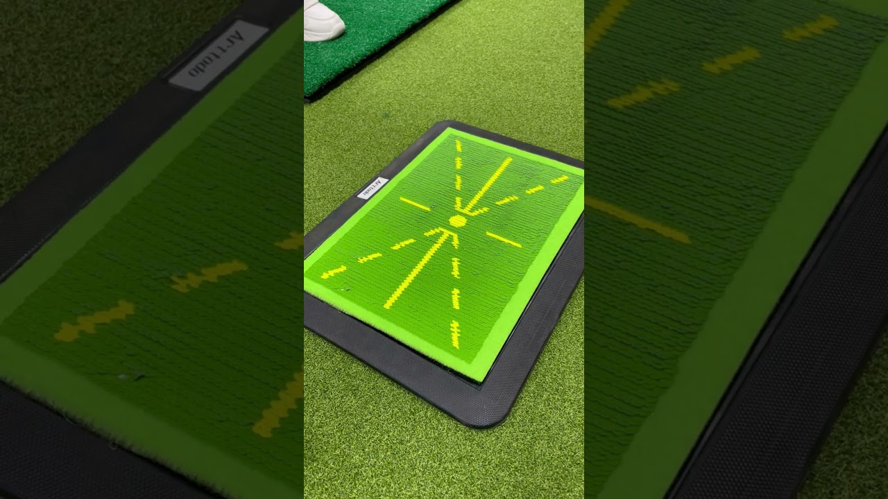 When you can’t hit on a driving range #arttodo #golfmat #golfathome #golftraining