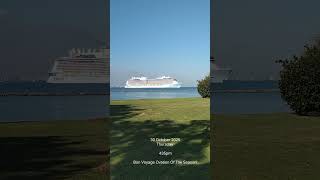 Kusu Island - 30 October 25 - 435pm - Bon Voyage Ovation Of The Seas! Happy Cruising!