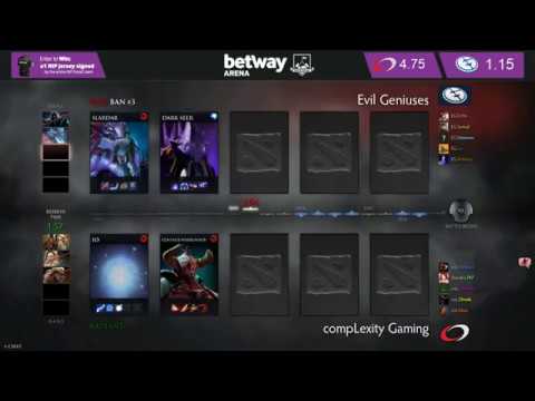 EG vs Complexity Betway Arena King of the Hill #1 Game 1
