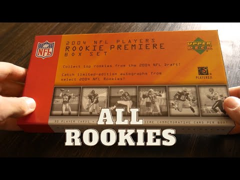 Throwback Thursday- 2004 Upper Deck NFL Player Rookies Premier Box opening