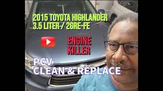 2014-2019 Toyota Highlander-BAD Positive Crankcase Ventilation (PCV) Valve