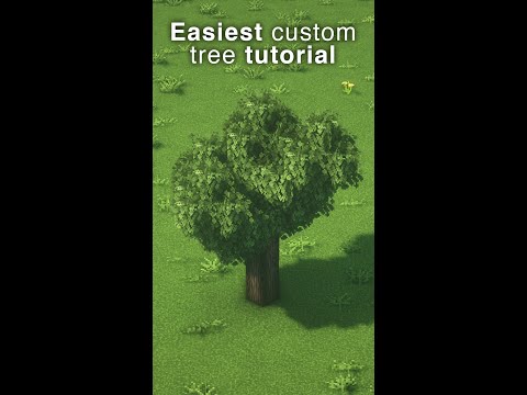 Minecraft: Easiest Custom Tree Tutorial