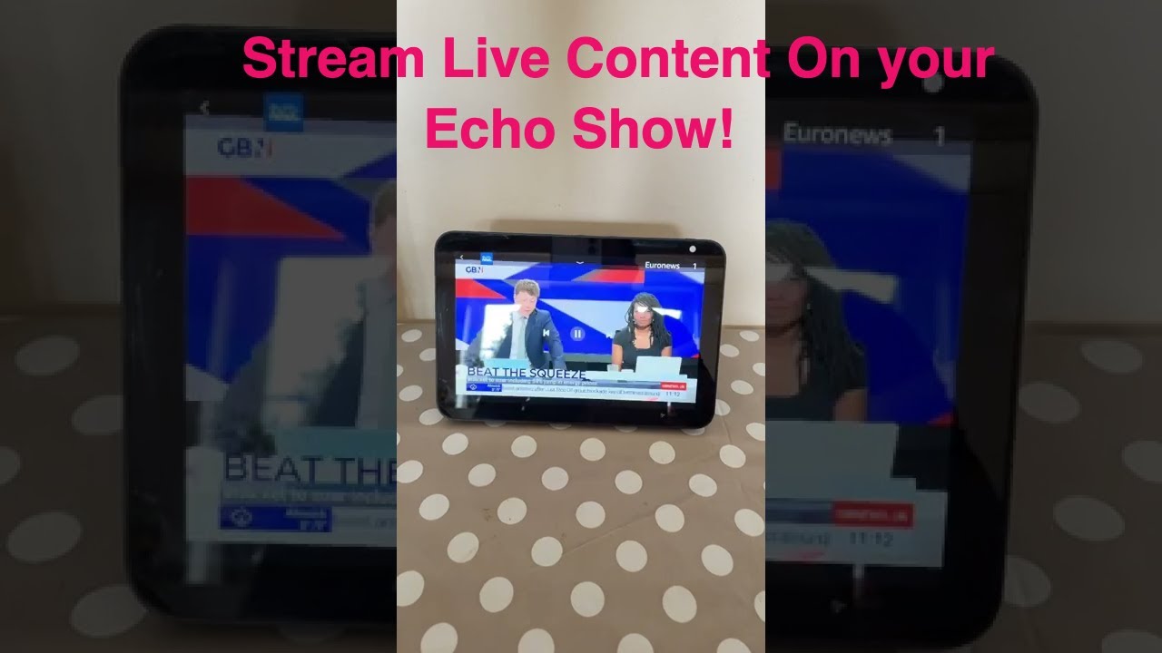 Live Stream Player on Amazon Echo Show.