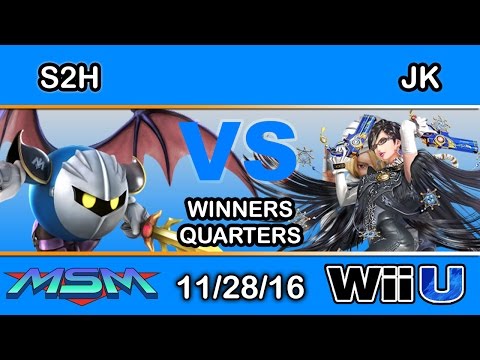 MSM 76 - S2H (Meta Knight) Vs. JK (Bayonetta) Winners Quarters - Smash Wii U