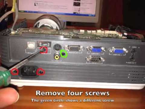 DMD chip replacement on Benq MP625P