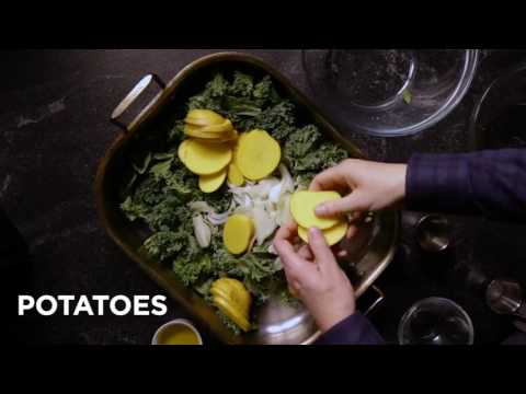 Cigna Healthy Recipe | Roasted Chicken Legs with Potatoes and Kale