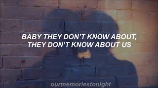 one direction - they don&#39;t know about us // lyrics