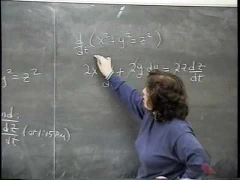 Calculus #30:  Related Rates - Part 1