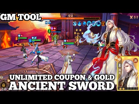 GM TOOL ANCIENT SWORD - UNLIMITED COUPON & GOLD