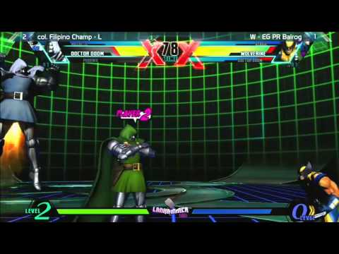 UMVC3: col. Filipino Champ vs EG PR Balrog - Grand Finals - Lanhammer 2013