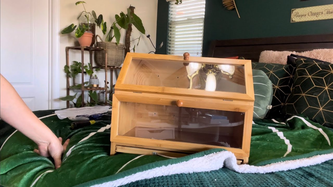 MAISONPEX Double Layer Large Bamboo Bread Box Amazon Review