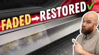 Stop Using Trim Dressings - How To Restore Faded Black Trim Properly