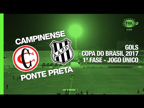 Gols - Campinense 0 x 2 Ponte Preta - Copa do Brasil - 08/02/2017