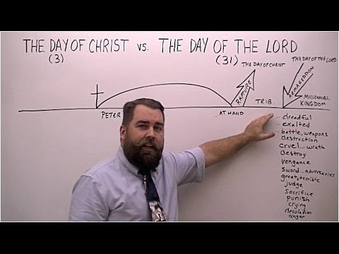 The Day of Christ vs The Day of the Lord