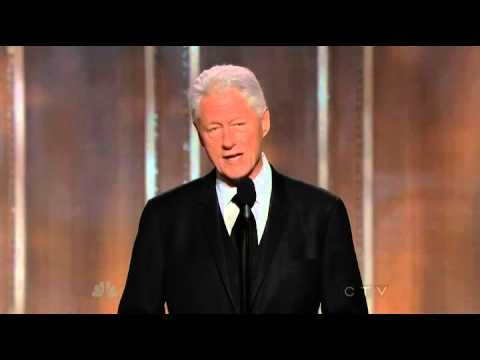 Bill Clinton presents ''Lincoln'' - Golden Globes 2013