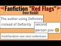 Fanfiction Red Flags R FanFiction