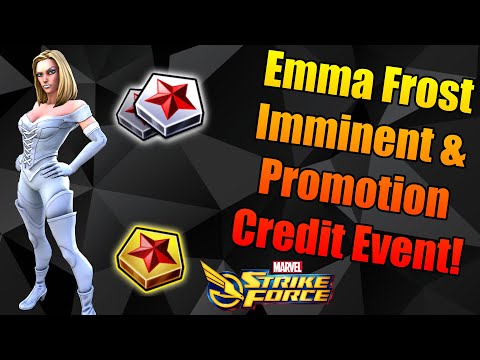 Emma Frost Imminent - Promotion Credit Event - Magneto Event Returns, & More! - Marvel Strike Force