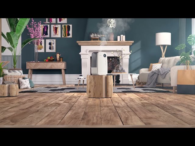 Humidificateur Clean Air Optima CA-607W Smart Ioniseur Vapeur Froid Chaud 65m² video