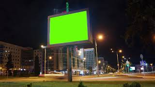 Download lagu blank billboard with a green screen Roadside Free Stock Video mp3