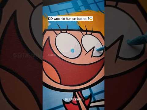 Dexter took REVENGE on DeeDee!🤫 #shorts #art