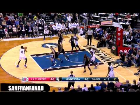 DeAndre Jordan vs Karl-Anthony Towns BIG-Men Duel 2015.12.07 - 38 Pts Combined, DUNKFEST!