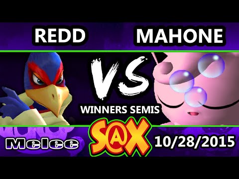 S@X 121 - VGBC | Redd (Falco) Vs. Mahone (Jigglypuff) SSBM Winners Semis - Smash Melee