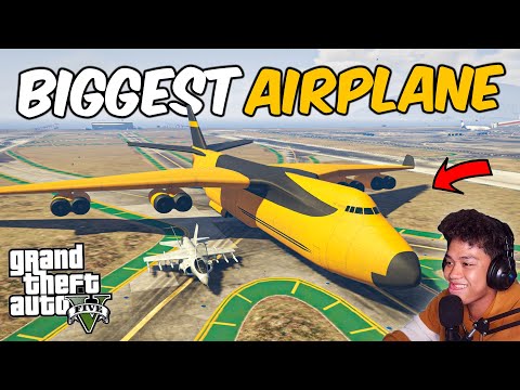 FLYING THE WORLDS BIGGEST AIRPLANE sa GTA 5!! | VonOrdonaYT