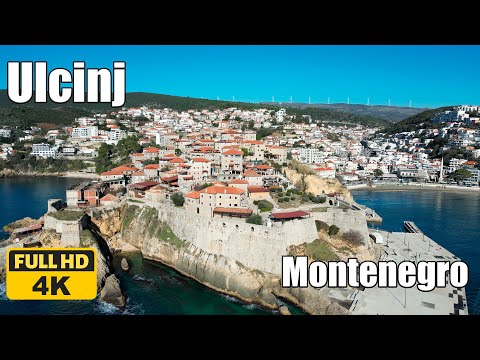 【4K】𝐖𝐀𝐋𝐊 ➜ Ulcinj, Montenegro. Winter 2024