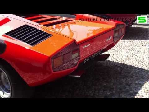 Lamborghini Countach LP 400 revving!