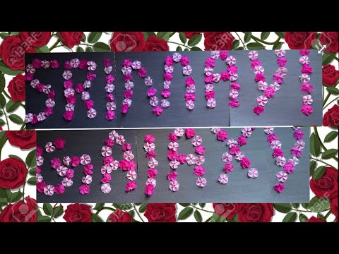 How to Make  pretty designs with flowers 🌺