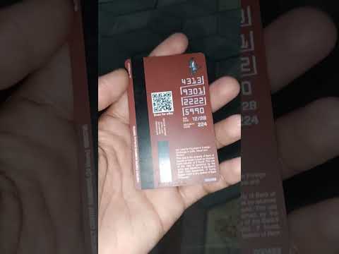 Bank of Baroda visa Platinum international chip debit card