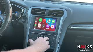 2013 - 2016 Ford Fusion (MyFord Touch SYNC 2) Apple CarPlay + Android Auto (Wired & Wireless)