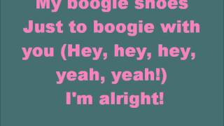 Glee Boogie Shoes with lyrics
