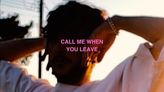 Kadr z teledysku Call Me When You Leave tekst piosenki Oscar and the Wolf