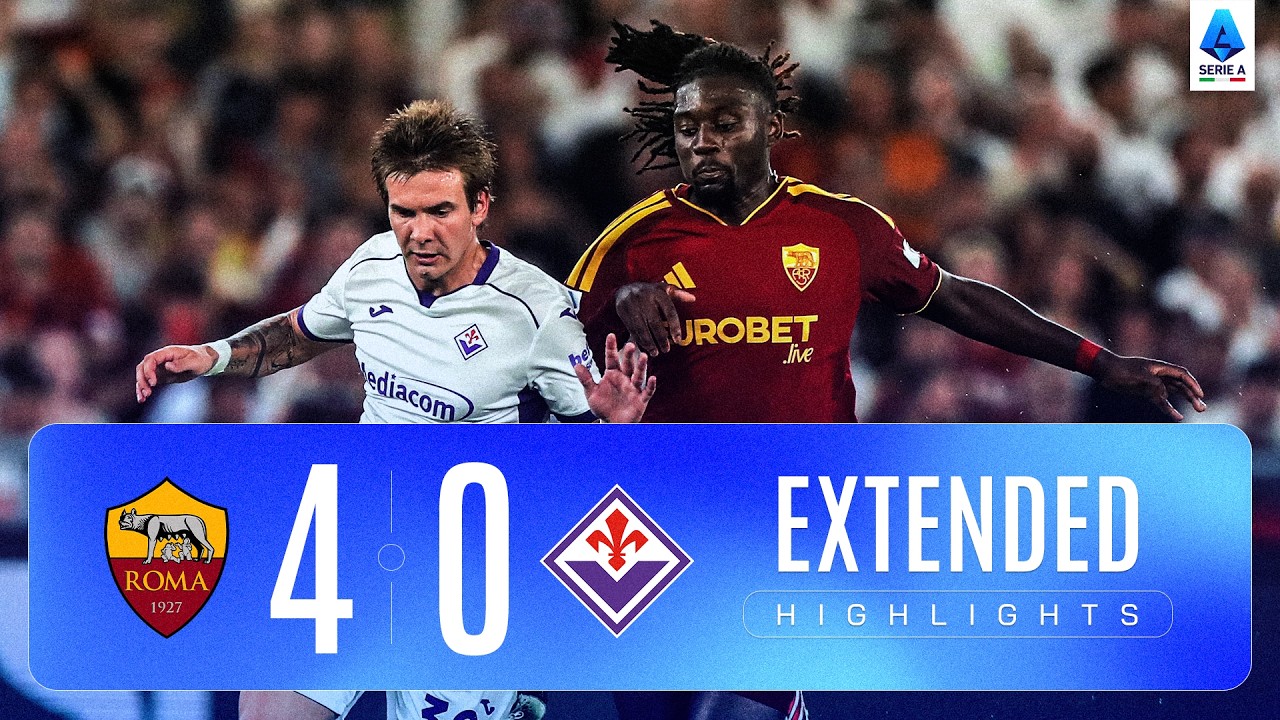 MAXI SINTESI ROMA-FIORENTINA 4-0 | EXTENDED HIGHLIGHTS | SERIE A ENILIVE 2026/27