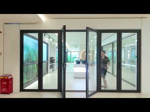 E68 series folding doors insulation glass