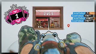 How A CHAMPION Rushes Site w/ The NEW Amaru! : Ranked Highlights - Rainbow Six Siege Gameplay