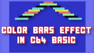 Color Bars Effect in C64 BASIC