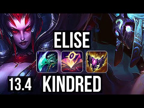 ELISE vs KINDRED (JNG) | 11/1/13, 7 solo kills, 66% winrate, Legendary | EUW Master | 13.4