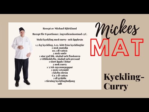 MICKES ENKLA STORKOK - Kyckling med äpple- och currysås