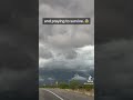 What is it like driving into a giant thunderstorm? How to survive a storm? #drivesafe #thunderstorm