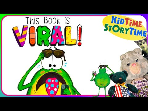 This Book is VIRAL | funny read aloud for kids | Finn the Frog Book | read aloud for sick days