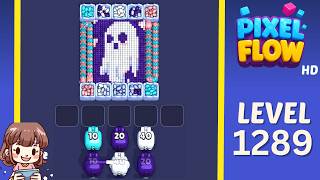 Pixel Flow Level 1289 Solution Walkthrough