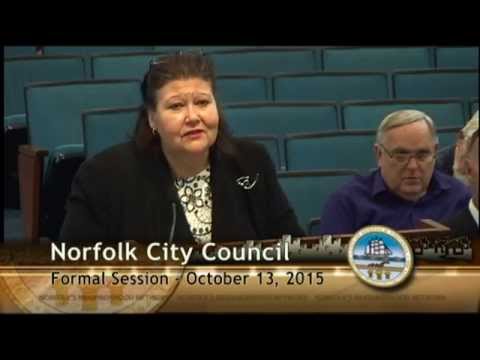 Formal 10/13/15 Session - Norfolk City Council