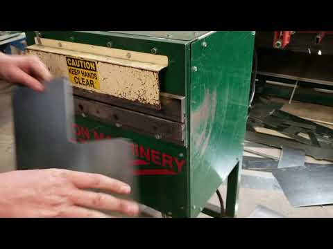 How to make a Square Elbow for HVAC Duct ....FASTER = Power Cheek Bender