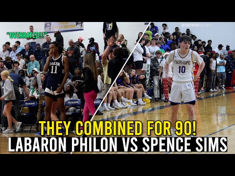 THEY COMBINED FOR 90! LaBaron Philon goes for 44 but unranked guard answers with 46!